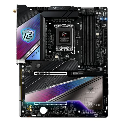 ASRock Z890 NOVA WIFI ATX Motherboard - LGA1851, DDR5, Wi-Fi 7, 6x M.2 ASRock Z890 NOVA WIFI ATX Motherboard - LGA1851, DDR5, Wi-Fi 7, 6x M.2